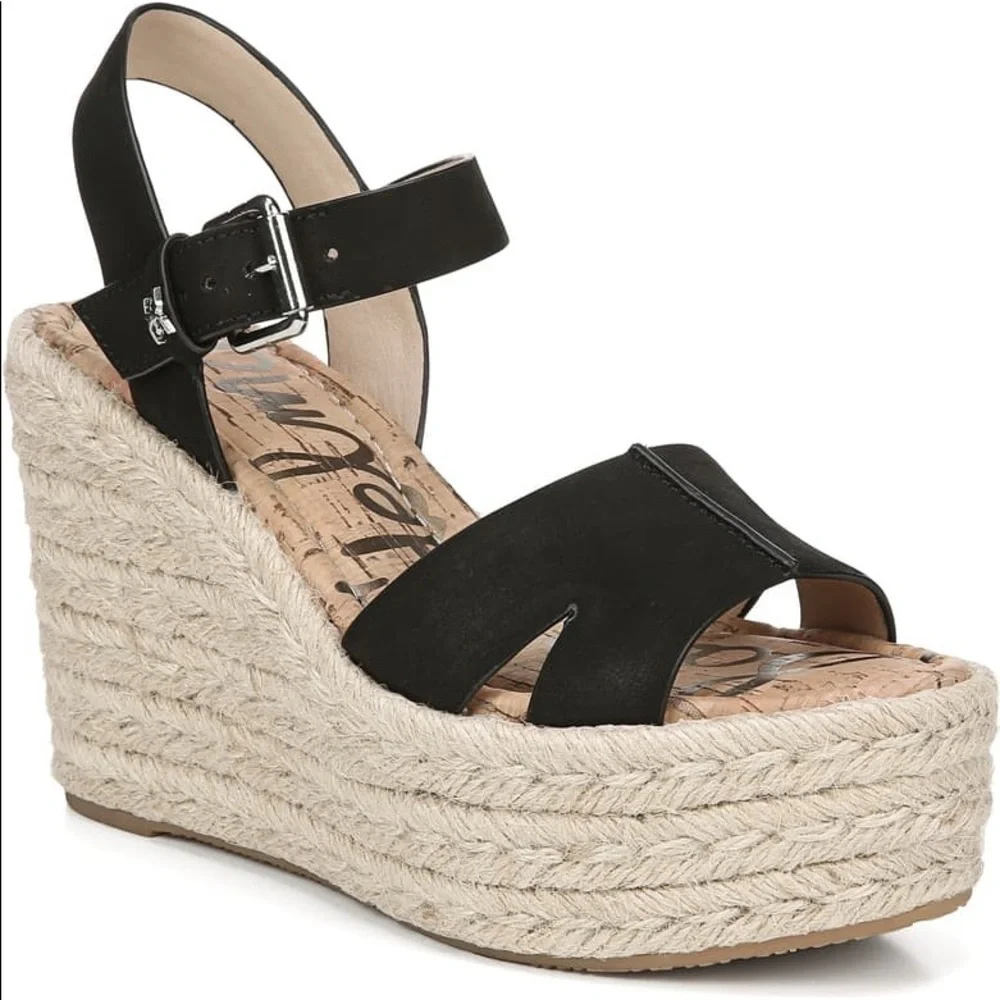 Sam Edelman Maura Espadrille Wedge Sandal size 9.5 - Picture 2 of 6